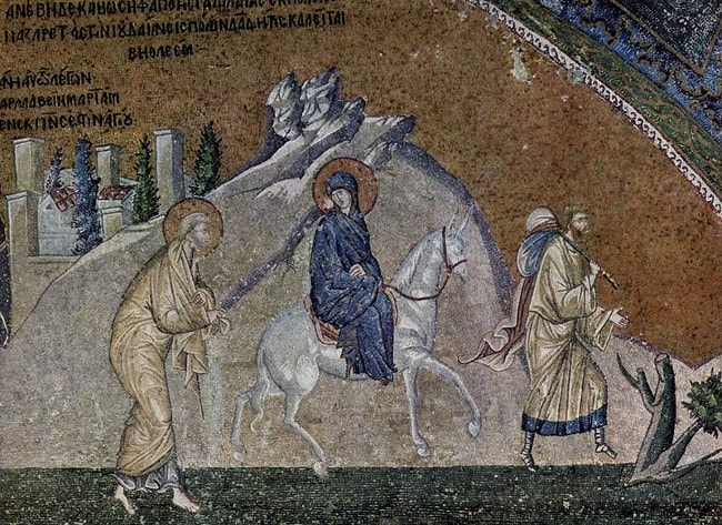 Mosaic of the Journey to Bethlehem